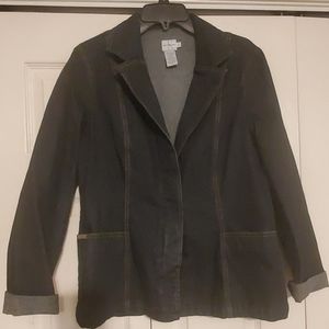 Dark denim CK blazer